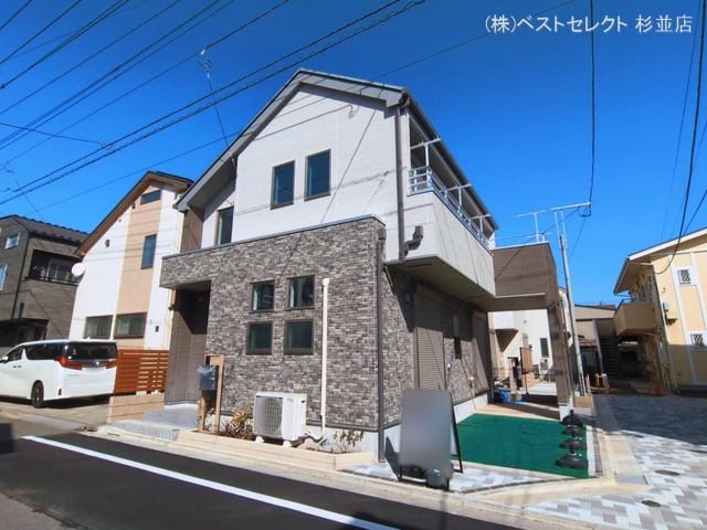 東京都杉並区下井草３丁目の新築戸建て完成写真 2026年3月4日撮影