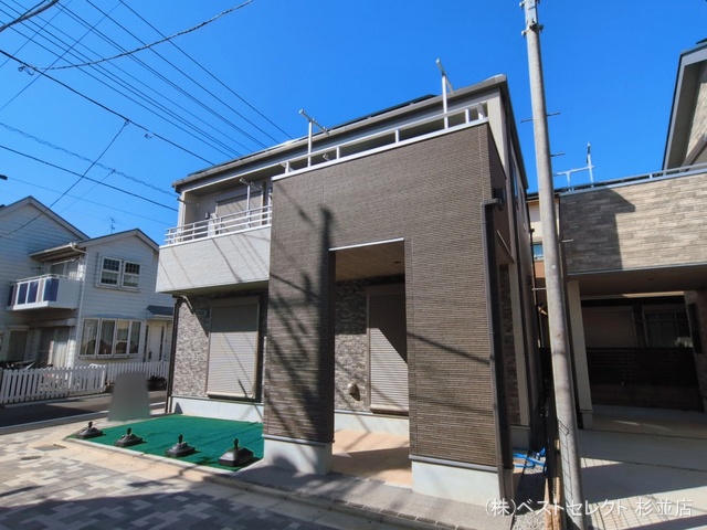 東京都杉並区下井草３丁目の新築戸建て完成写真 2026年3月4日撮影