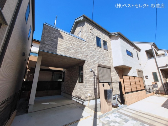 東京都杉並区下井草3丁目の新築戸建て完成写真 2026年3月4日撮影