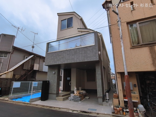 東京都杉並区松ノ木２丁目の新築戸建て外構写真 2026年3月5日撮影