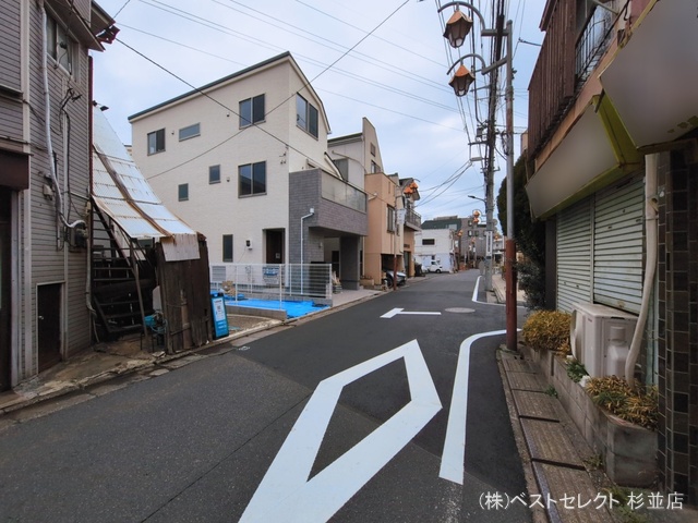 東京都杉並区松ノ木２丁目の新築戸建て外構写真 2026年3月5日撮影