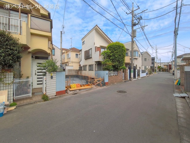 東京都杉並区本天沼２丁目の新築戸建て基礎写真 2026年4月12日撮影