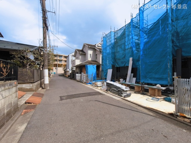 東京都杉並区浜田山１丁目の新築戸建てシート写真 2026年3月17日撮影