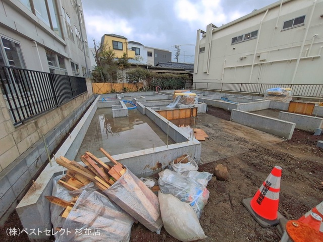 東京都杉並区宮前１丁目の新築戸建て基礎写真 2026年3月31日撮影