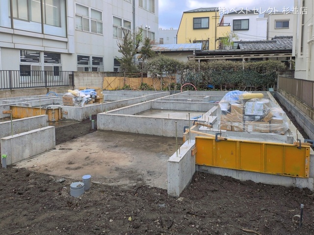 東京都杉並区宮前１丁目の新築戸建て基礎写真 2026年3月31日撮影