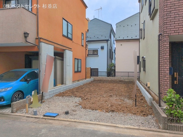 東京都杉並区上高井戸１丁目の新築戸建て更地・土地写真 2026年4月8日撮影
