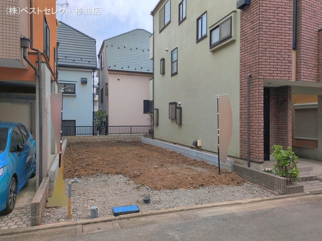 東京都杉並区上高井戸１丁目の新築戸建て更地・土地写真 2026年4月8日撮影
