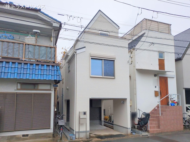 東京都江戸川区船堀２丁目の新築戸建て外構写真 2025年12月23日撮影