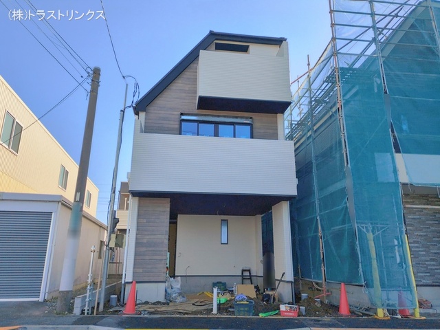 東京都江戸川区鹿骨１丁目の新築戸建て外構写真 2026年1月7日撮影