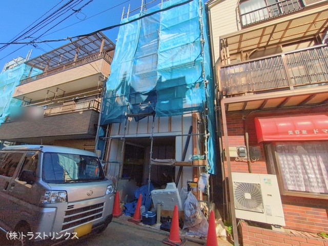 東京都江戸川区下篠崎町の新築戸建てシート写真 2026年2月18日撮影