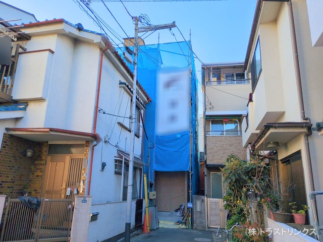 東京都墨田区東向島４丁目の新築戸建て上棟写真 2025年12月17日撮影