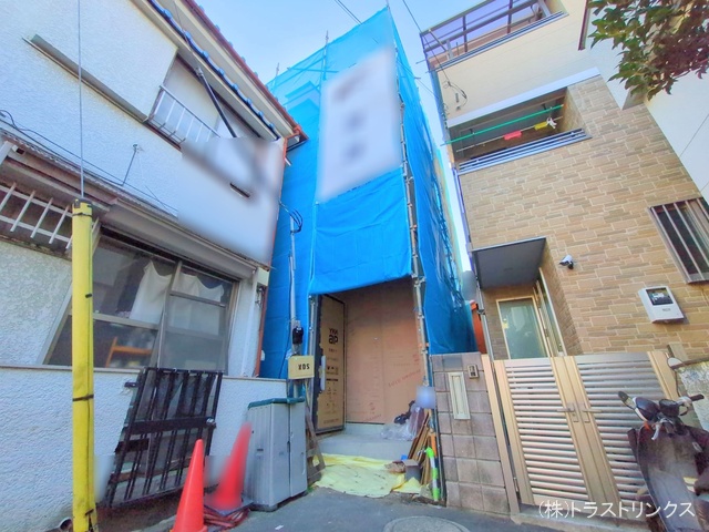 東京都墨田区東向島４丁目の新築戸建て上棟写真 2025年12月17日撮影