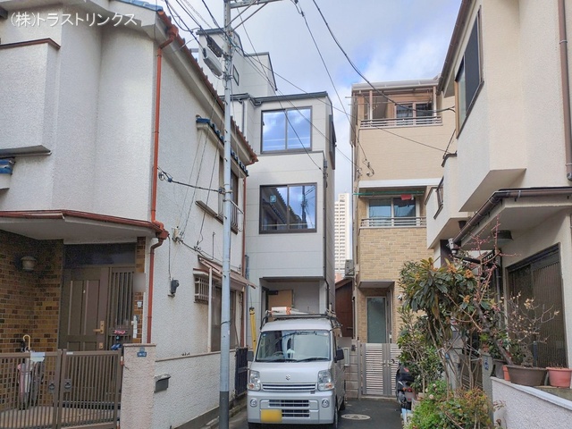 東京都墨田区東向島４丁目の新築戸建て外構写真 2026年2月17日撮影