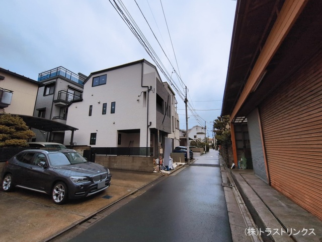 東京都江戸川区北小岩４丁目の新築戸建て外構写真 2026年3月3日撮影