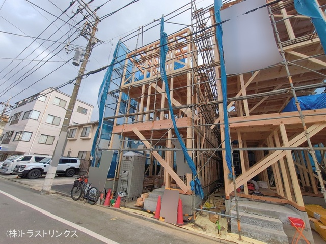 東京都江戸川区西小岩４丁目の新築戸建て上棟写真 2026年2月15日撮影