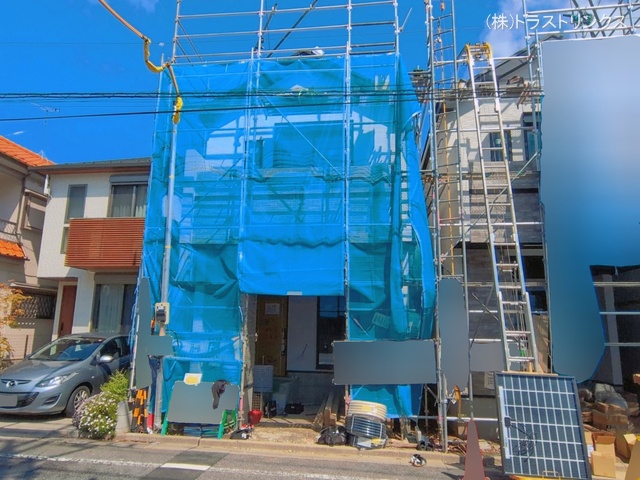 東京都江戸川区北小岩７丁目の新築戸建てシート写真 2026年4月15日撮影