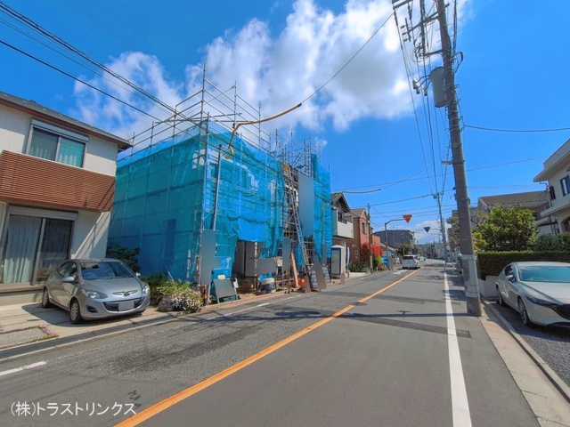 東京都江戸川区北小岩７丁目の新築戸建てシート写真 2026年4月15日撮影