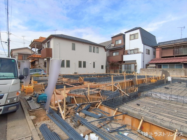 東京都江戸川区北小岩７丁目の新築戸建て基礎写真 2026年2月19日撮影