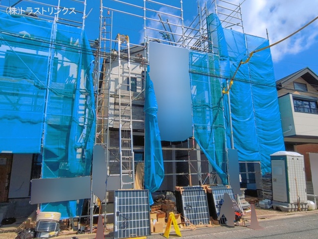 東京都江戸川区北小岩７丁目の新築戸建てシート写真 2026年4月15日撮影