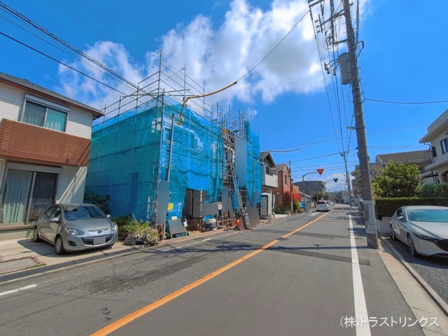 東京都江戸川区北小岩７丁目の新築戸建てシート写真 2026年4月15日撮影