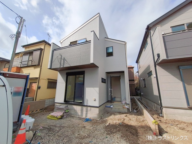 東京都江戸川区大杉２丁目の新築戸建て外構写真 2026年2月23日撮影