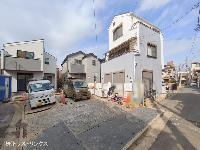 東京都江戸川区大杉２丁目の新築戸建て外構写真 2026年2月23日撮影