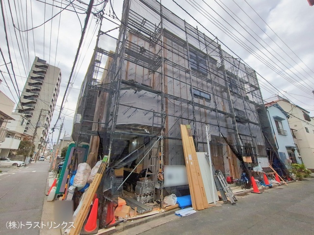 東京都江東区大島7丁目の新築戸建てシート写真 2026年1月27日撮影