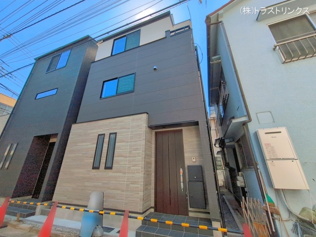 東京都江東区大島７丁目の新築戸建て外構写真 2026年4月7日撮影