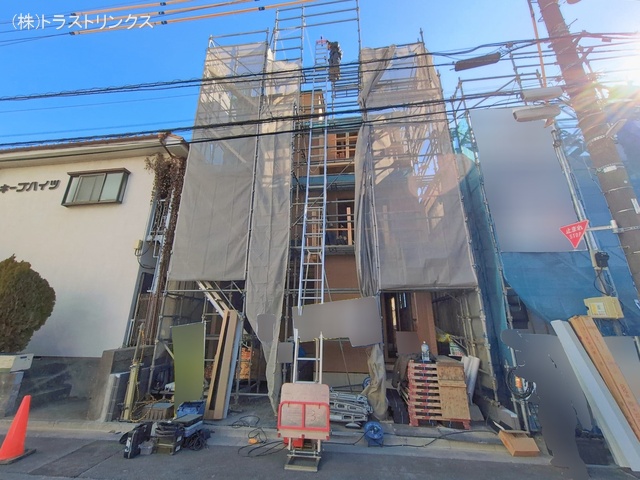 東京都江戸川区南葛西3丁目の新築戸建て上棟写真 2026年2月2日撮影