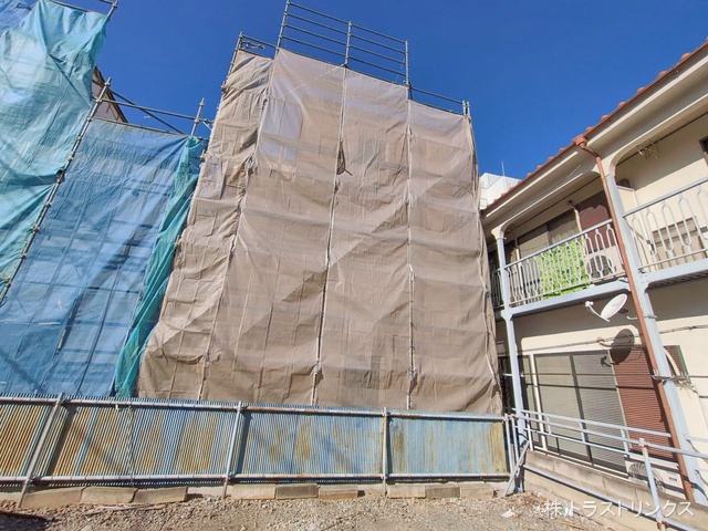 東京都江戸川区南葛西3丁目の新築戸建て上棟写真 2026年2月2日撮影