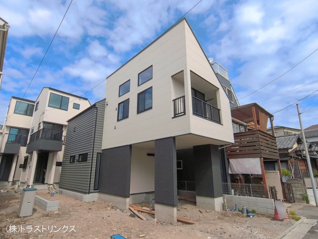 東京都江戸川区江戸川３丁目の新築戸建て外構写真 2026年4月14日撮影