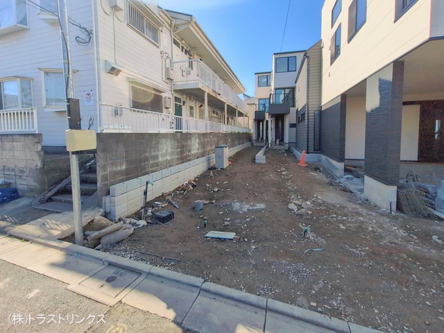 東京都江戸川区江戸川３丁目の新築戸建て外構写真 2026年2月8日撮影