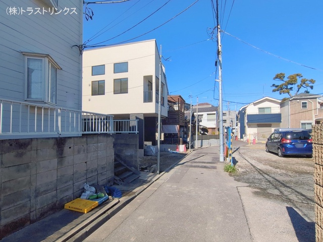 東京都江戸川区江戸川３丁目の新築戸建て外構写真 2026年2月8日撮影