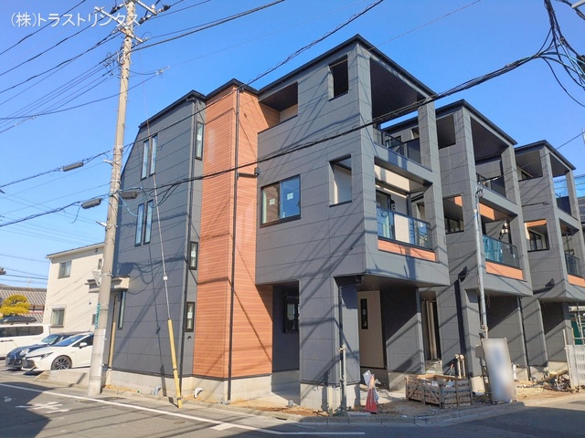 東京都江戸川区上篠崎2丁目の新築戸建て外構写真 2026年2月8日撮影