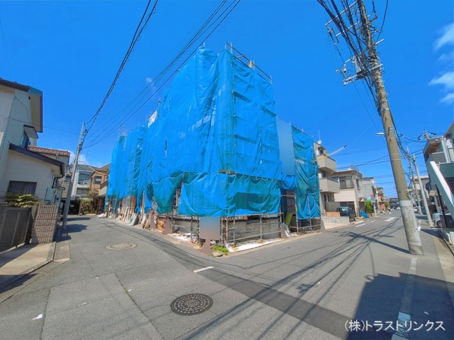 東京都江戸川区南篠崎町１丁目の新築戸建てシート写真 2026年4月15日撮影