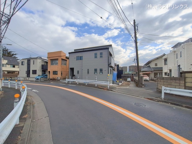 東京都江戸川区江戸川5丁目の新築戸建て外構写真 2026年2月12日撮影