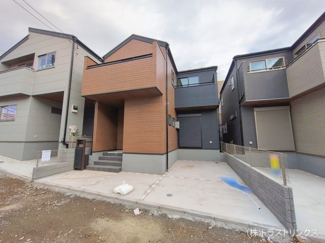 東京都江戸川区江戸川５丁目の新築戸建て外構写真 2026年2月12日撮影