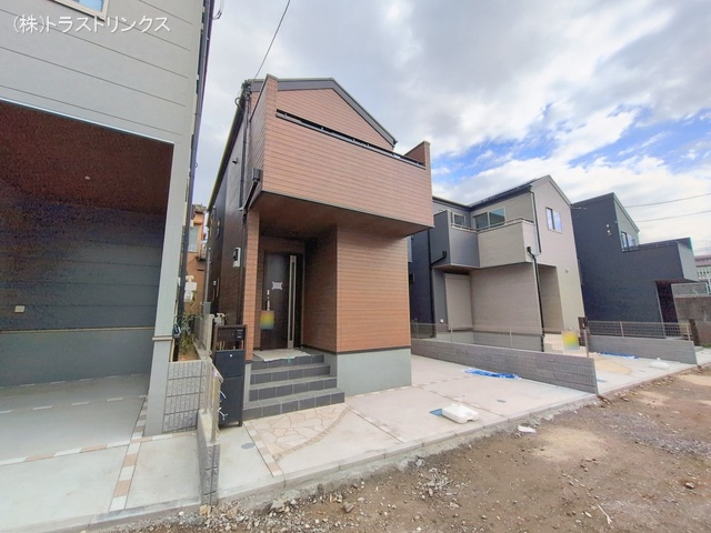 東京都江戸川区江戸川５丁目の新築戸建て外構写真 2026年2月12日撮影