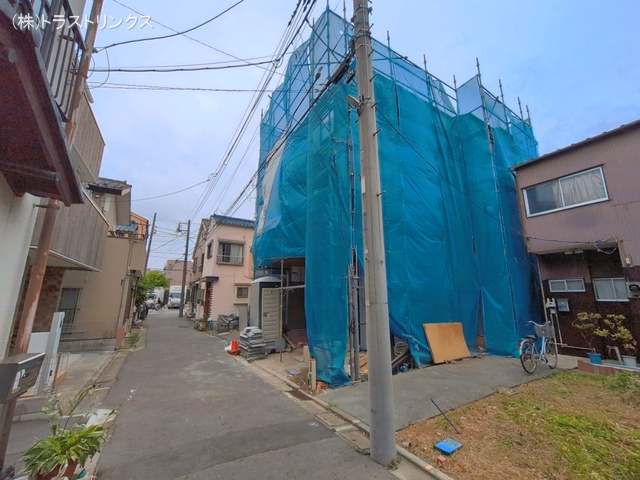 東京都江戸川区松島2丁目の新築戸建てシート写真 2026年6月1日撮影