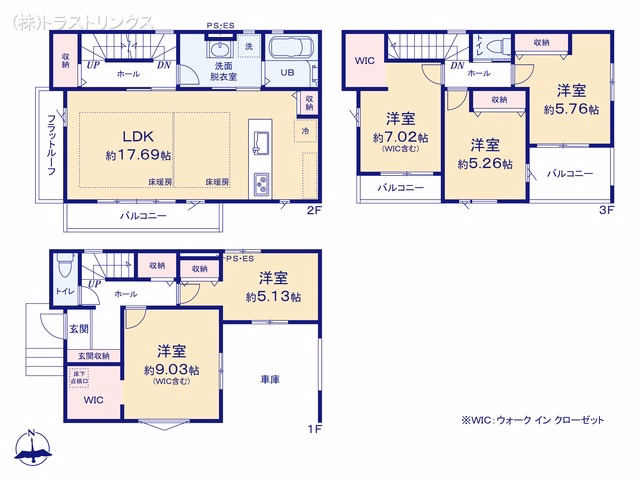 江戸川区春江町2丁目(戸建)01 間取図