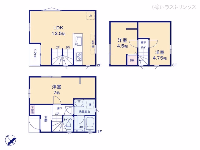 江戸川区松江4丁目(戸建) 間取図
