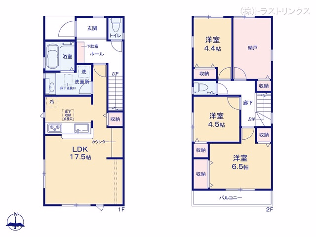 江戸川区西小岩2丁目(戸建)03 間取図