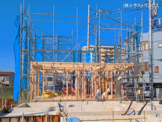 江戸川区上一色2丁目(戸建)01 上棟