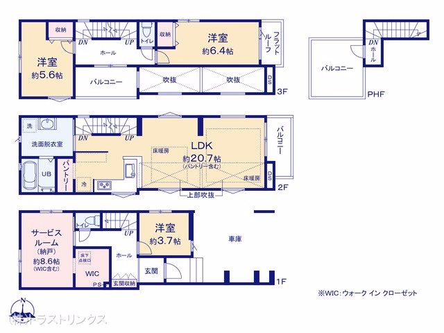 墨田区墨田2丁目(戸建)03 間取図