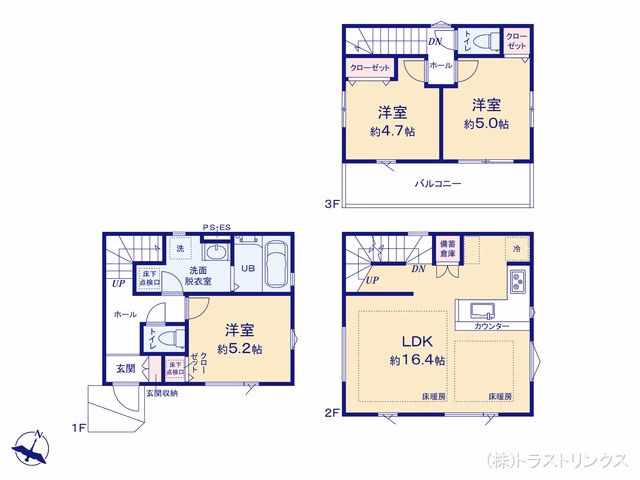 江戸川区瑞江2丁目(戸建)01 間取図