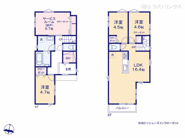 江戸川区北小岩7丁目（戸建）04 間取図