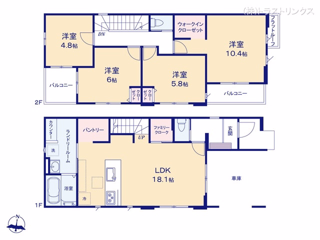 江戸川区大杉4丁目(戸建)04 間取図