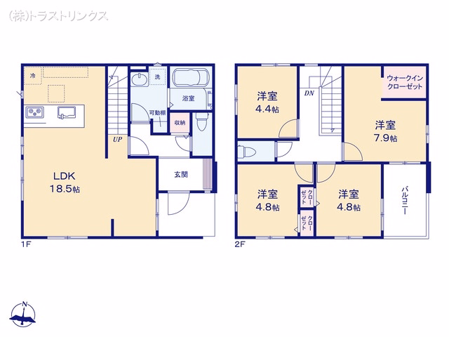 江戸川区大杉4丁目(戸建)05 間取図