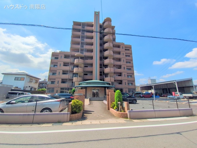 愛知県あま市中萱津五反田のマンション『ラドーニ甚目寺大地の館』外観写真 2025年7月22日撮影