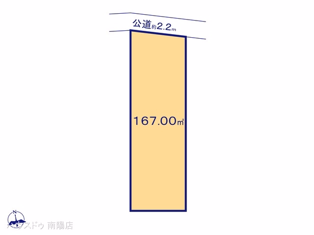 土地 名古屋市中川区下之一色町字北起 区画図